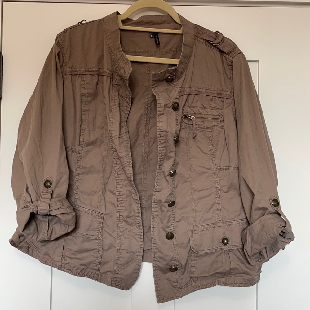 Maurices Military Utility Jacket 100% Cotton